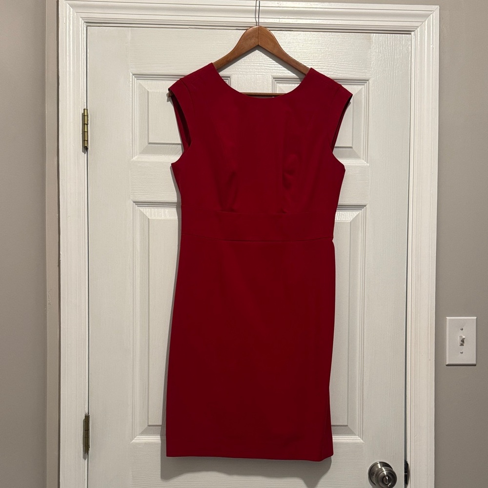 The Limited Work Sheath Dress - Red 8P